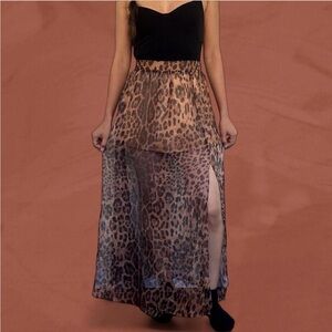 LEOPARD SKIRT